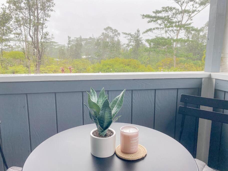 Hibiscus Hale, Full Kitchen, King Bed, Parking Apartment Keaau ภายนอก รูปภาพ