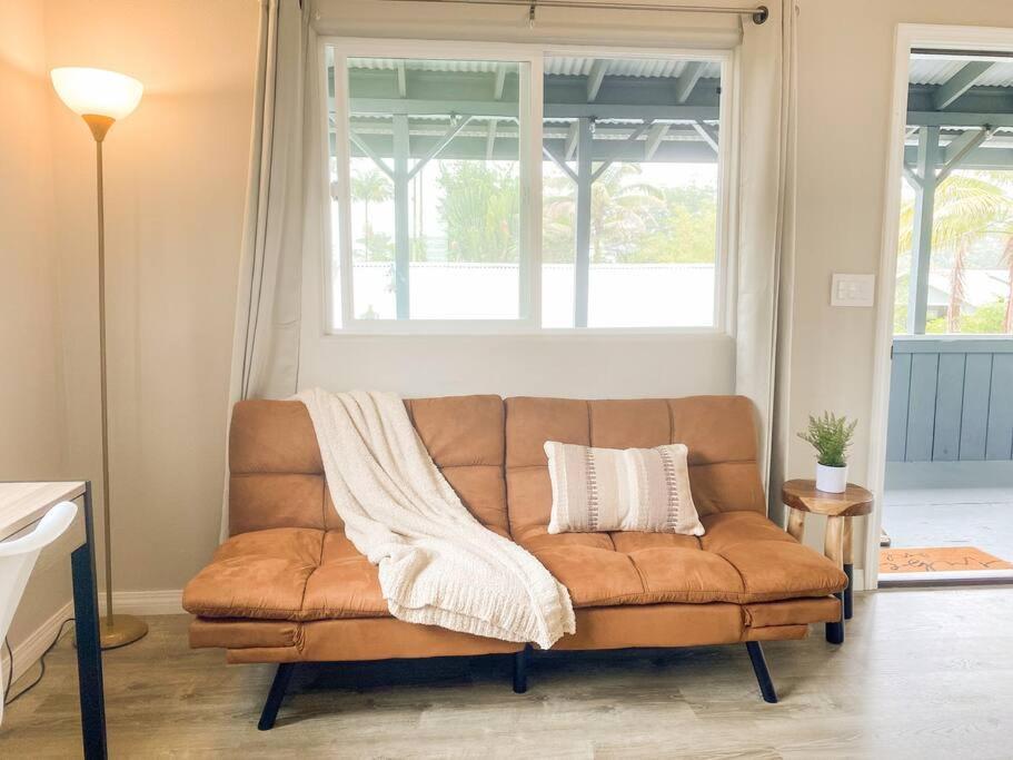 Hibiscus Hale, Full Kitchen, King Bed, Parking Apartment Keaau ภายนอก รูปภาพ